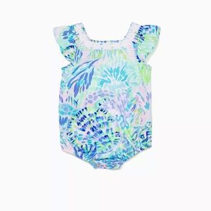 Lily baby girls onesie 6-12 mos